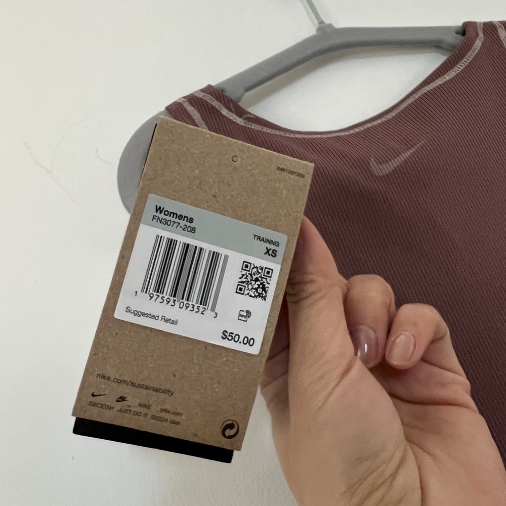 New Nike Women's Mauve Tank Top XS - Picture 3 of 8